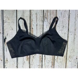 HoneyLove 3X 44DD/DDD Silhouette Bra Liftwear Wireless Black Lace Shapewear